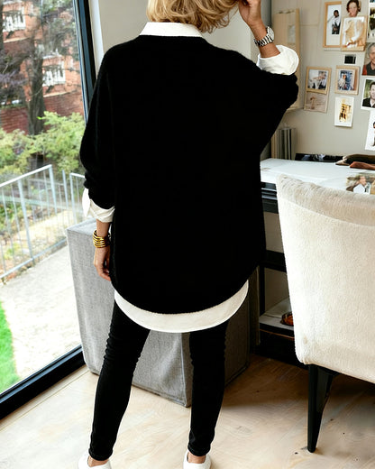 Fashionable Loose Long-Sleeved Jumper