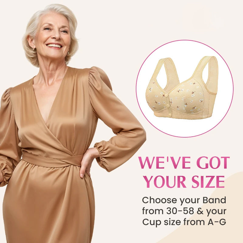 Comfortable & Convenient Front Button Bra