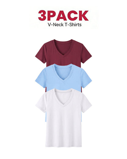 1/3 Pack Women's Comfortable Basic Tees
