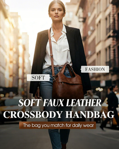 Vintage Large-Capacity Crossbody Bag