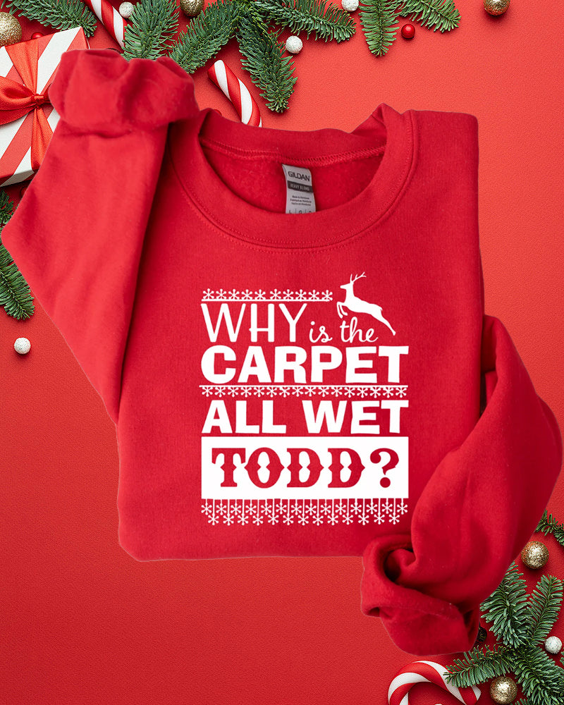 Unisex Sweatshirts, Christmas Clothes for Women, I Don't Know Margot and Why the Carpet Is So Wet Todd 2024 f/w christmas hoodies & sweatshirts