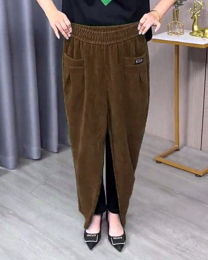 Solid Color Stretch Skinny Pants