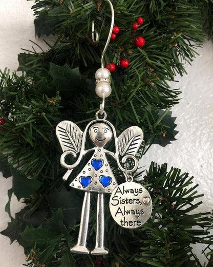 Crazy beautiful friends forever - angel ornament christmas gift ACCESSORIES Christmas