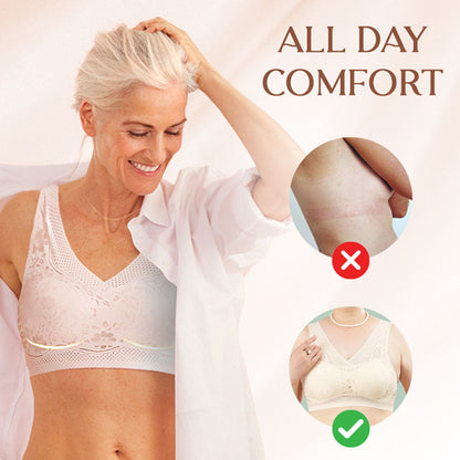 BreezyBloom - Sexy Beautiful Back Breathable Thin Bra