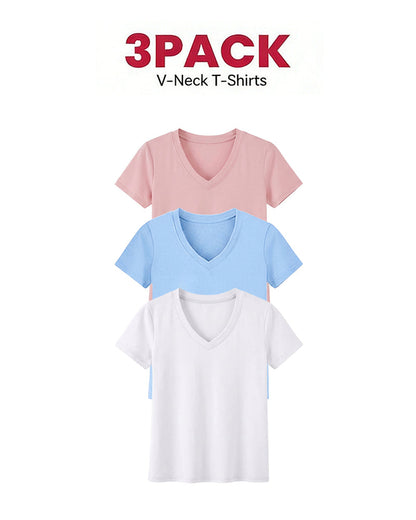 1/3 Pack Women's Comfortable Basic Tees