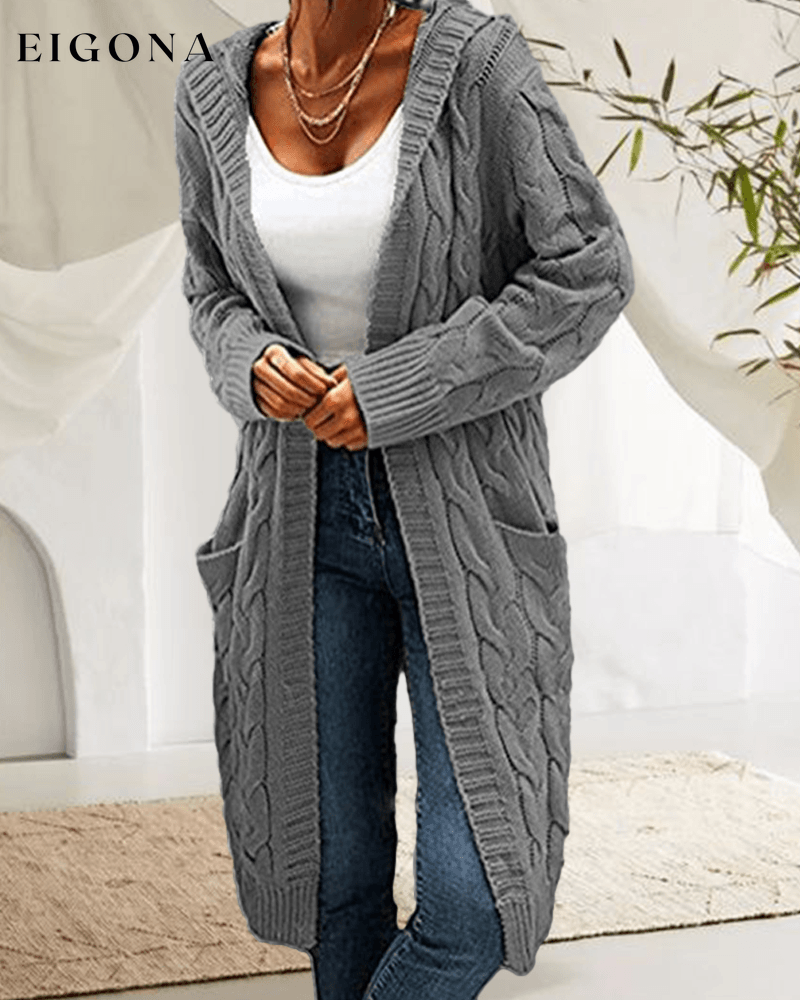 Casual Long Solid Color Cardigan 2023 f/w 23BF clothes spring Sweaters sweaters & cardigans Tops/Blouses