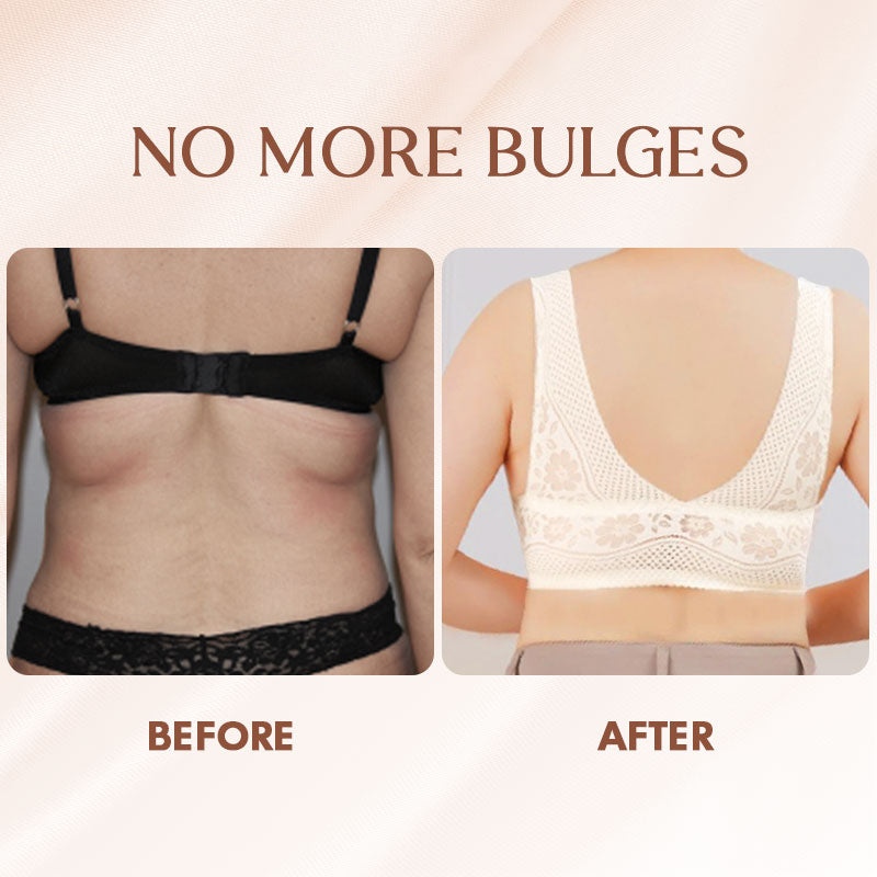 BreezyBloom - Sexy Beautiful Back Breathable Thin Bra