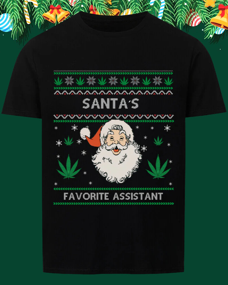 Men's Favorite Assistant Christmas T-Shirt 2024 f/w christmas men's christmas t-shirts man