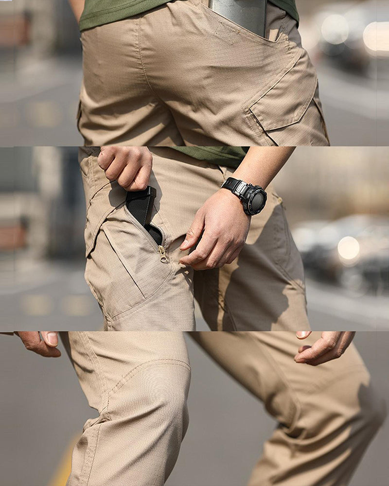 Men's Tactical Cargo Pants, Multi-Pocket Breathable Durable Work Hiking Pants