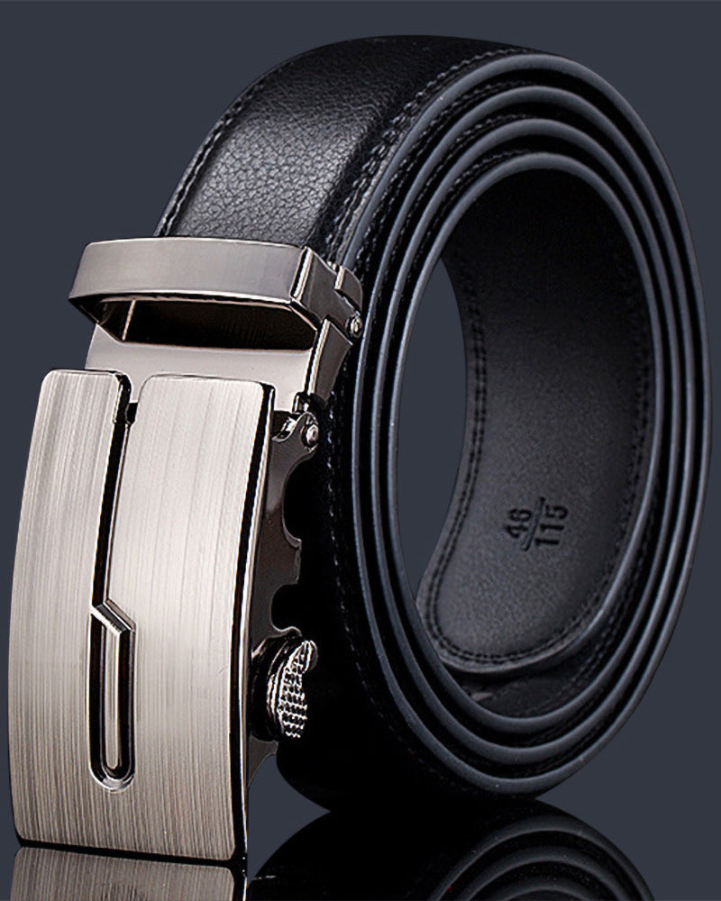 Men - Business automatic buckle belt ACCESSORIES man