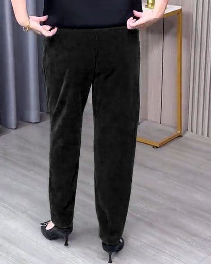 Solid Color Stretch Skinny Pants