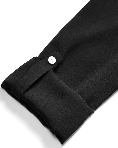 Top casual con pannelli in paillettes