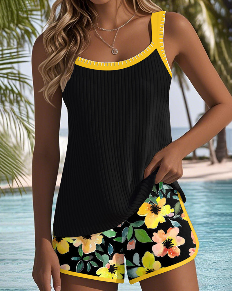 Beach Pants Two-Piece Tankini