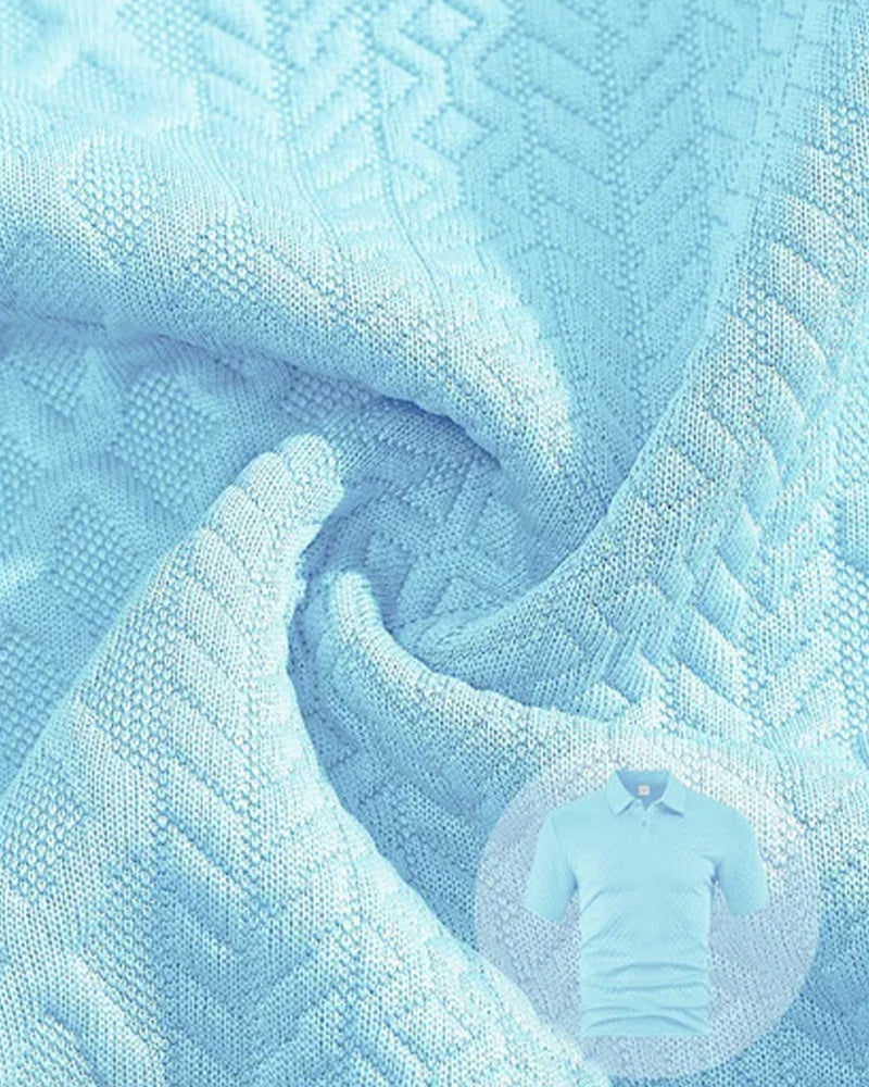 Men's Collared Short-Sleeve 2-Piece Set