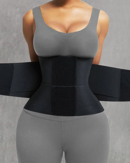 Cintura per la vita, cintura addominale, controllo della pancia, modellante per il corpo con triplo avvolgimento, per donne 