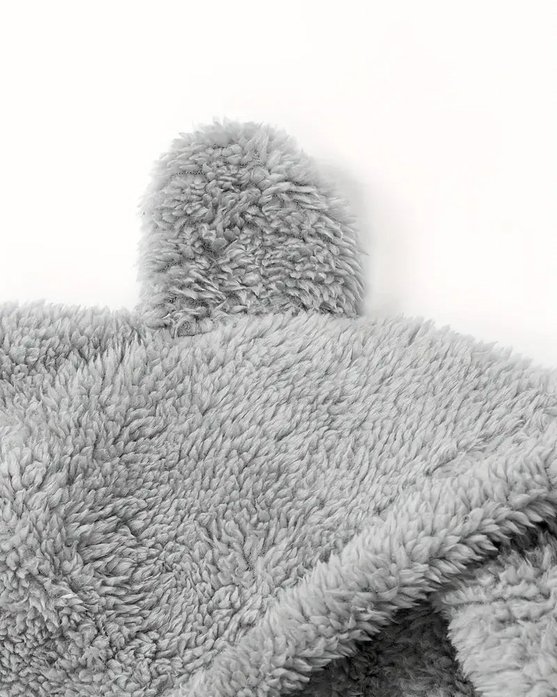 Fleece-Lined Thick Furry Jumpsuit