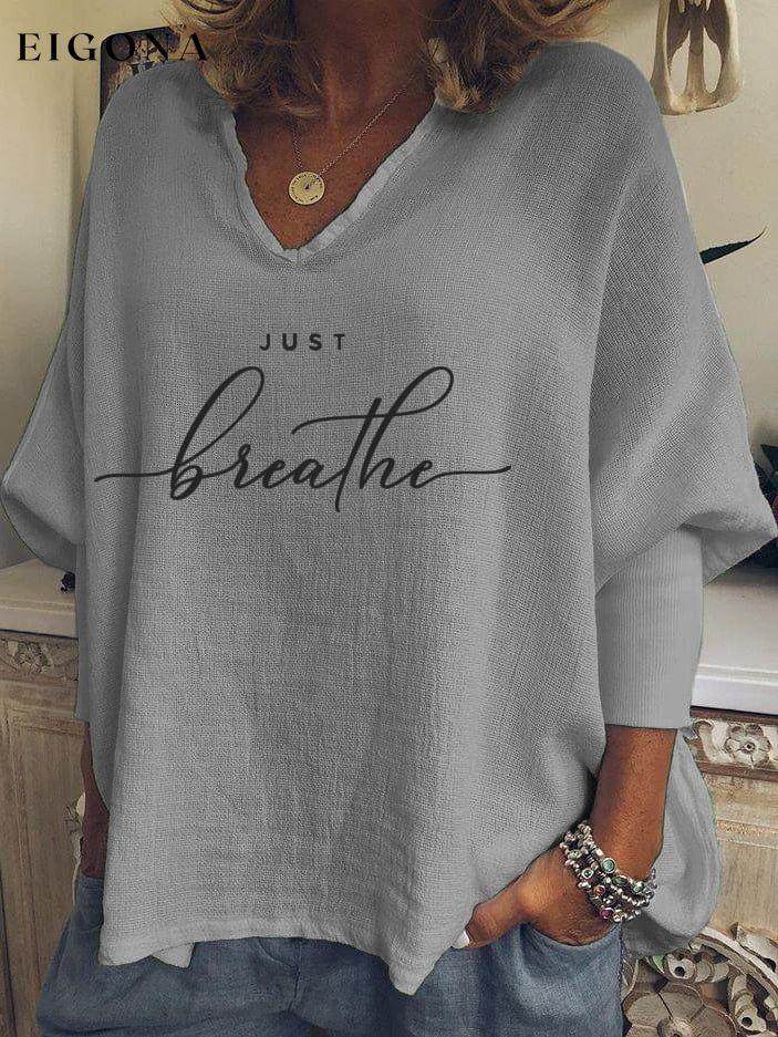 Women's Just Breathe Tee Shirt