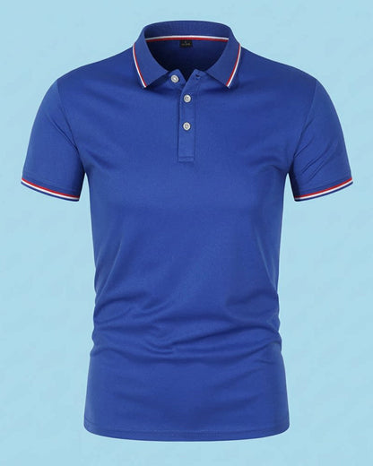Lapel Breathable Short Sleeve Shirt