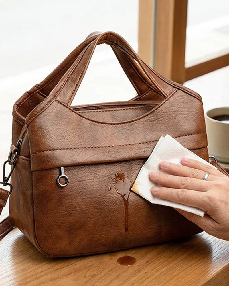 Vintage Large-Capacity Crossbody Bag