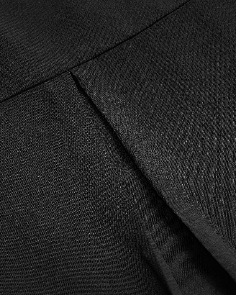 Top casual con pannelli in paillettes