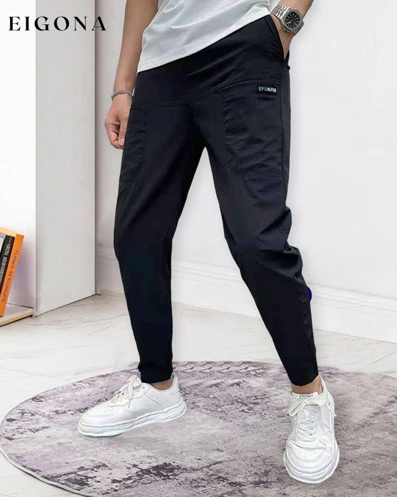 Men's High Stretch Multi-pocket Skinny Cargo Pants 23BF Pants man Spring Summer