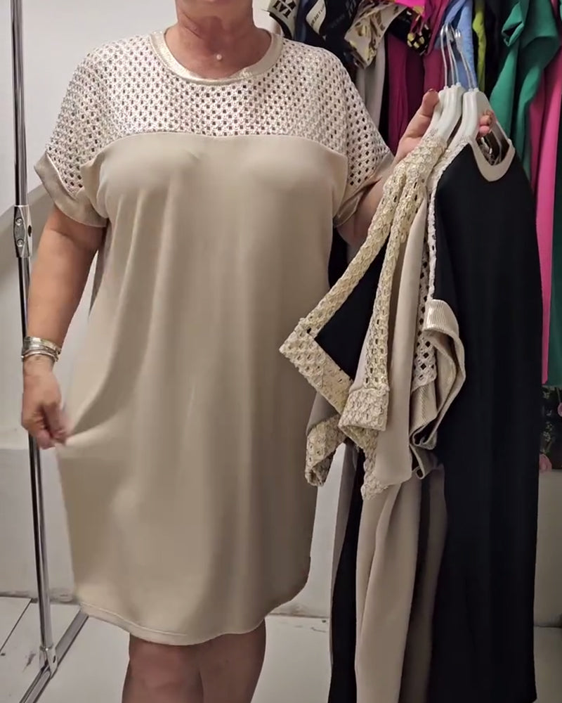 Fashion Casual Round Neck Dress