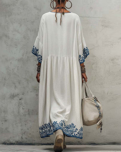 Fashion Plus Size Printed Dress