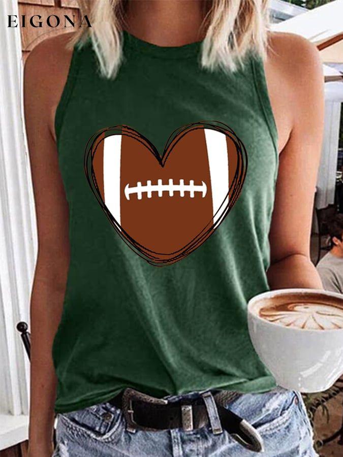 Women's Football Lover Vest ball print