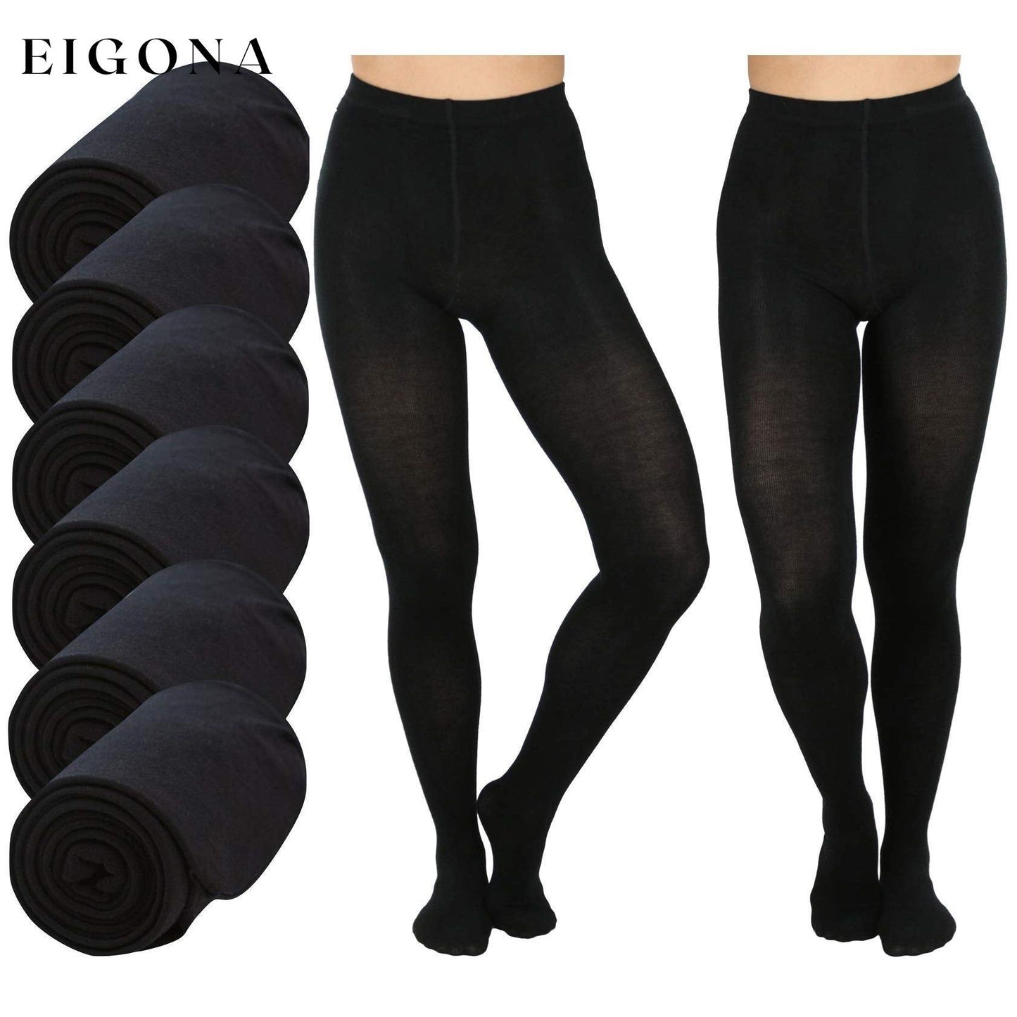 6-Pack: Women's Footed Winter Tights __stock:100 bottoms refund_fee:1800