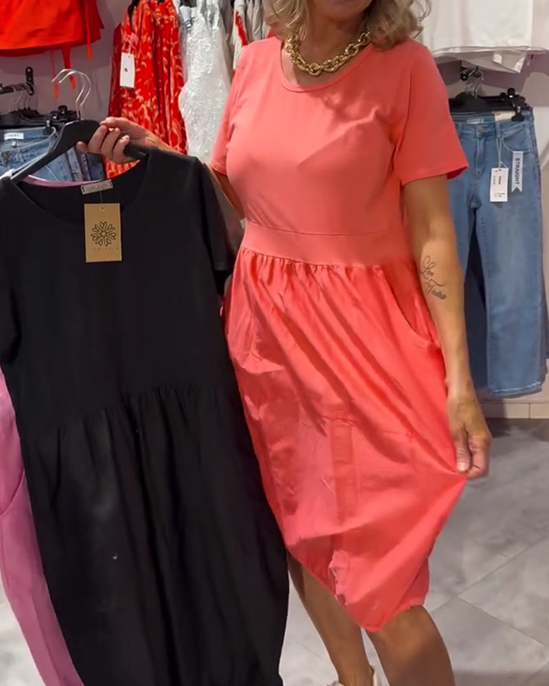 Casual Lantern Dress