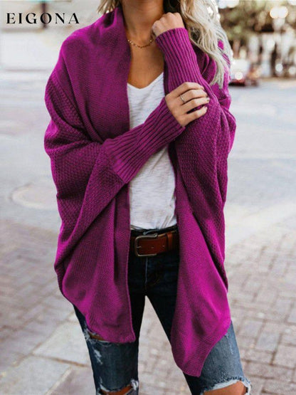 Solid Color Knitted Cardigan Sweater Coat funny sweatshirts