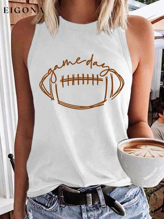 Women's Gameday Football Graphic Vest ball print