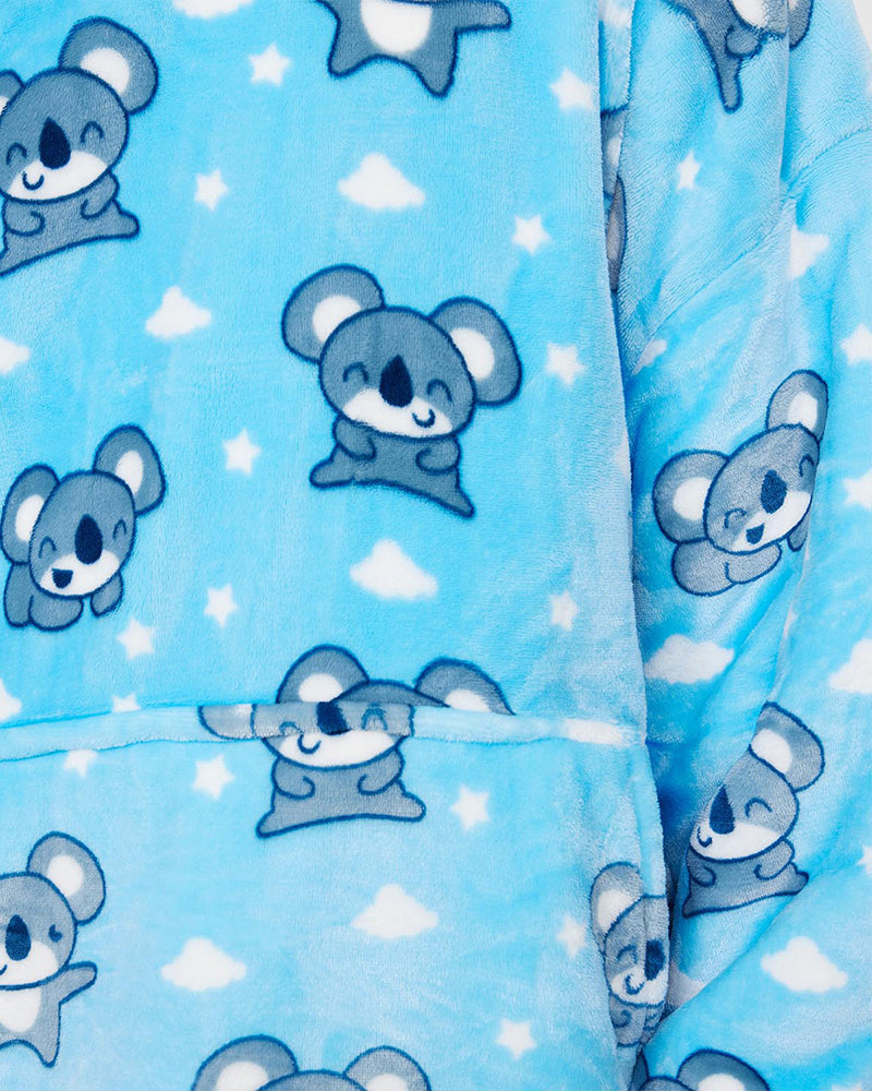 Koala print blanket hoodie 2024 f/w blanket hoodie