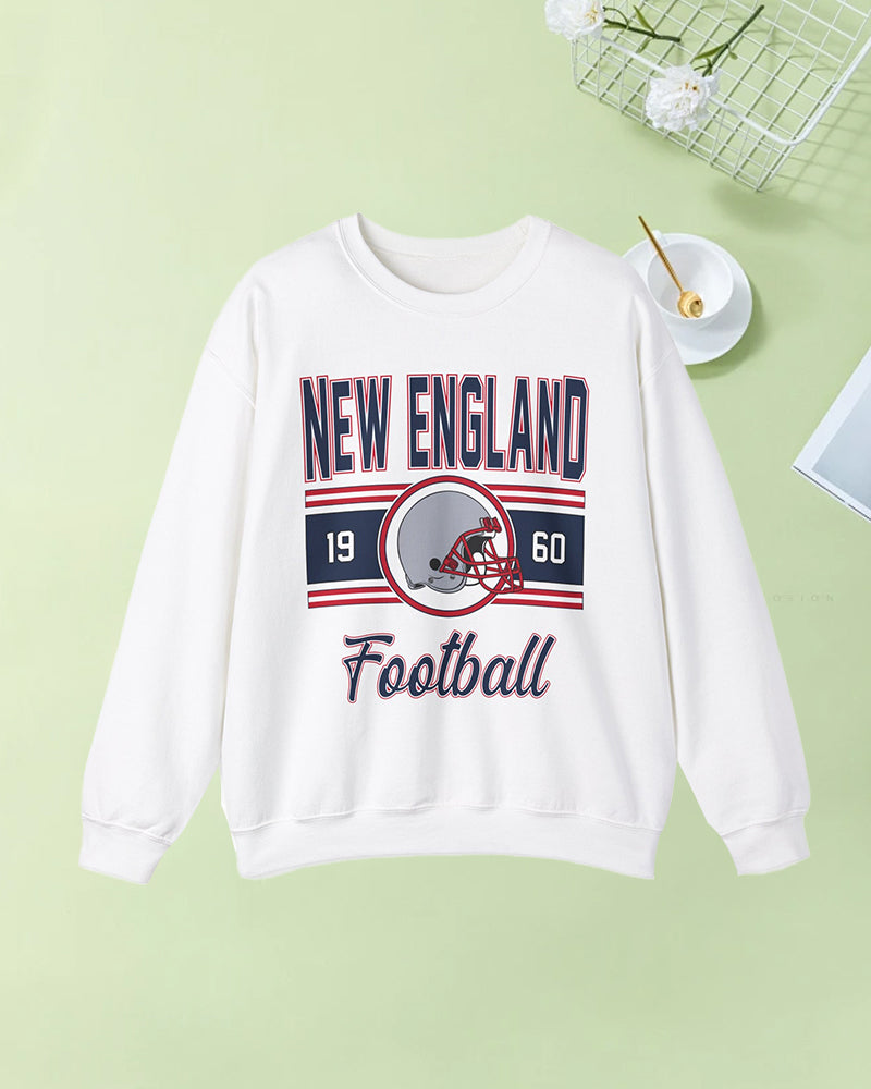 New England Vintage Sweatshirt 2024 f/w Grinch NFL sweatshirts