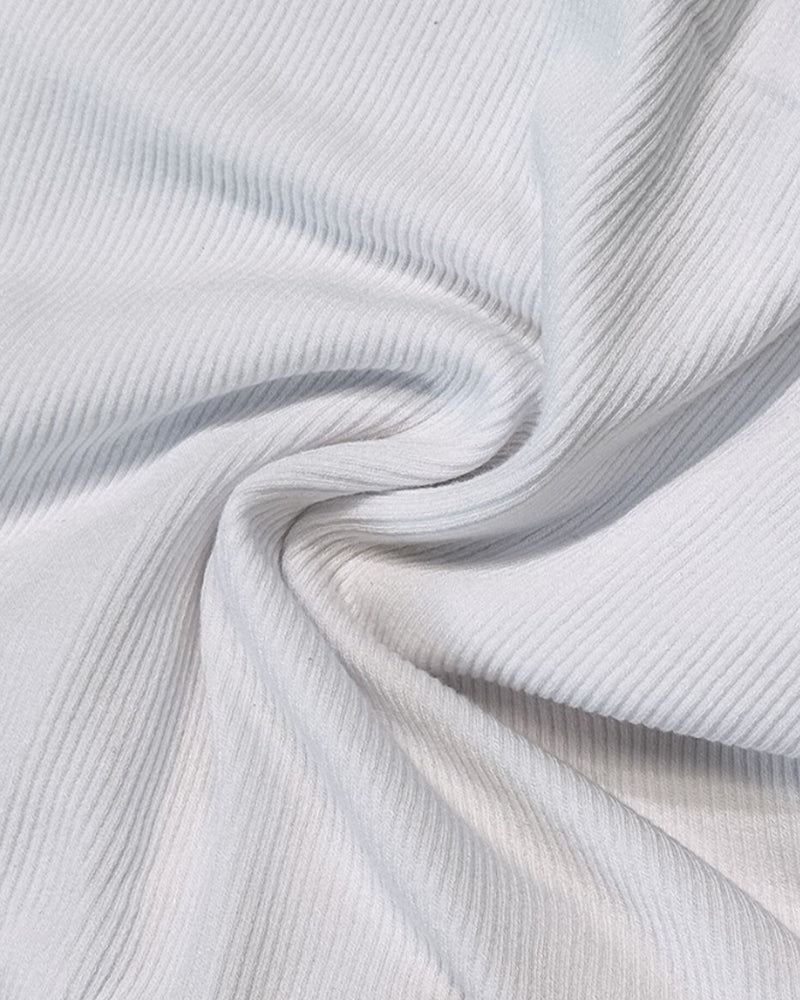 Wide Neckline Built-In Bra Top