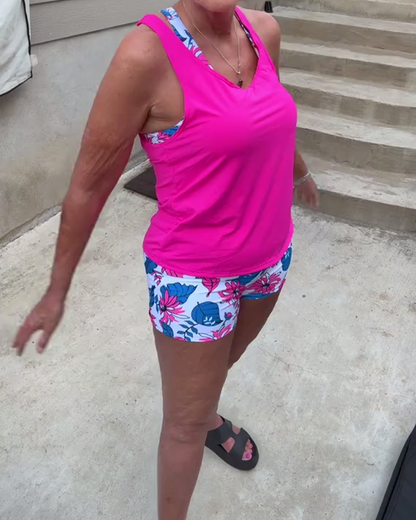 Costume da bagno due pezzi stampato