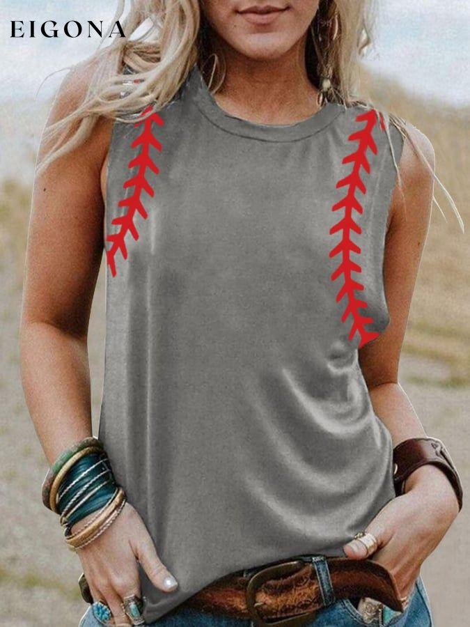 Women's Baseball Lover Casual Tank Top