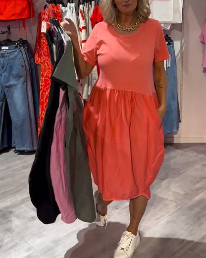 Casual Lantern Dress