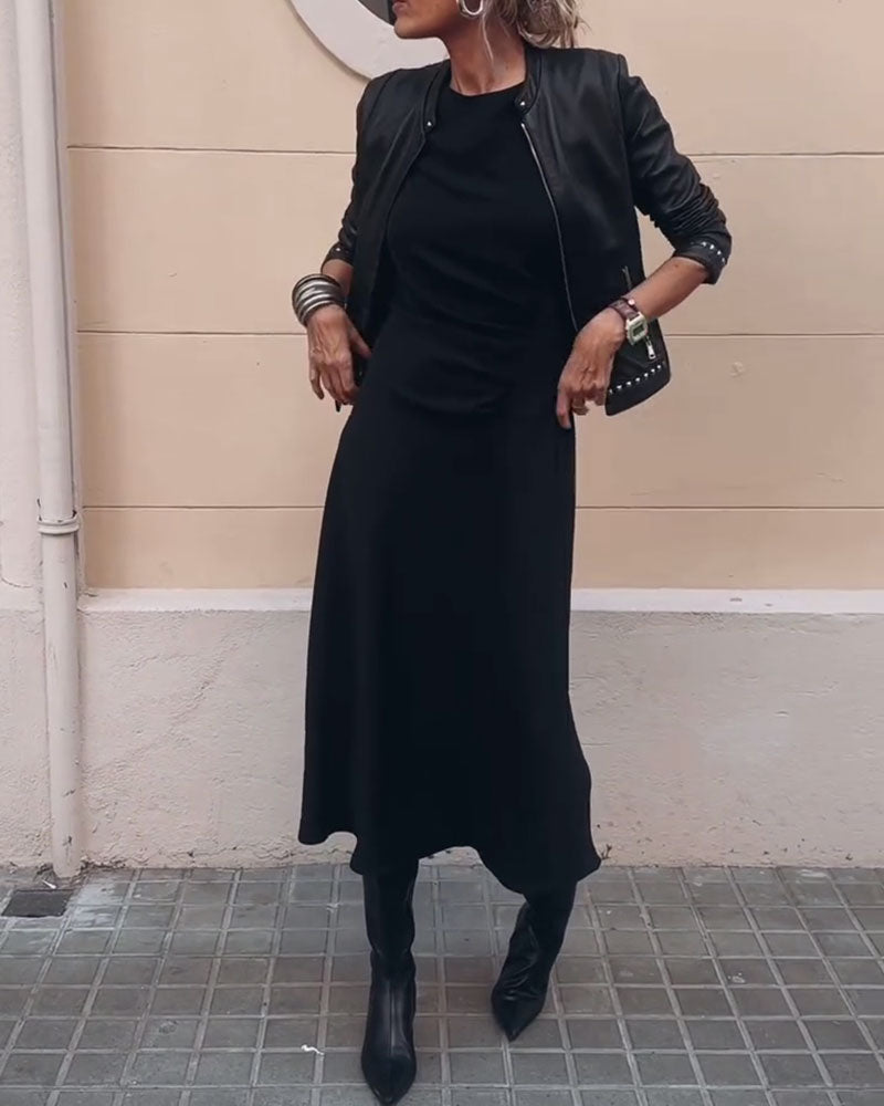 Elegant Sleeveless Slim Waist Dress