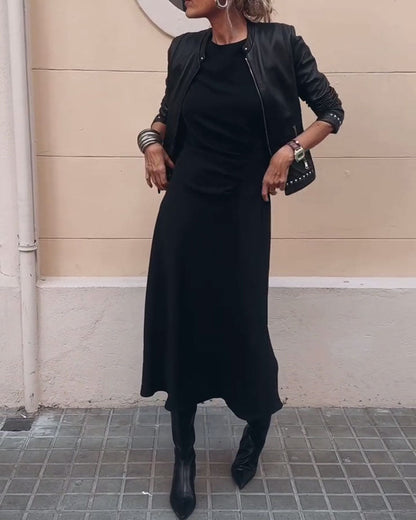 Elegant Sleeveless Slim Waist Dress