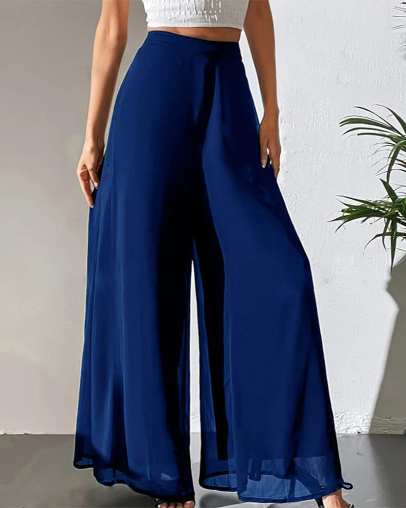 Thin Airy Relaxed Wide Leg Pant
