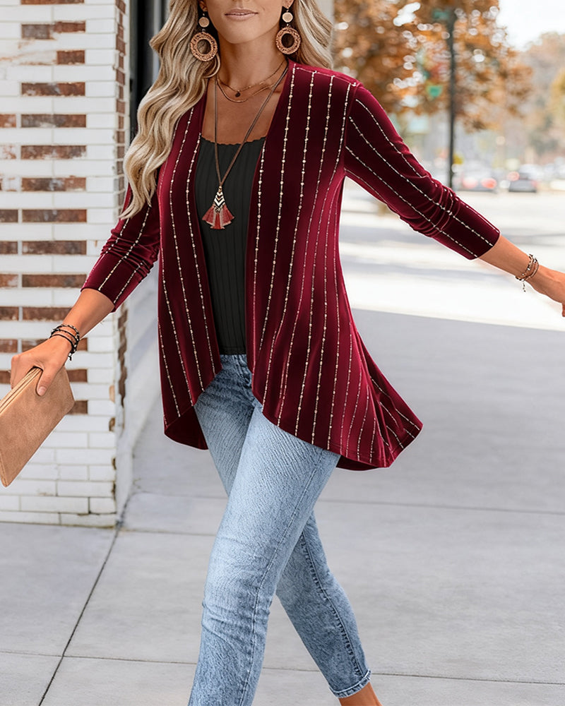 Contrast Color Stitching Fake Two-Piece Top