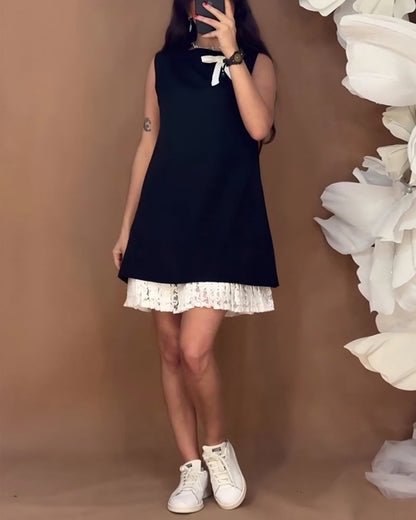 Bow-Knot Fashion Sleeveless Dress