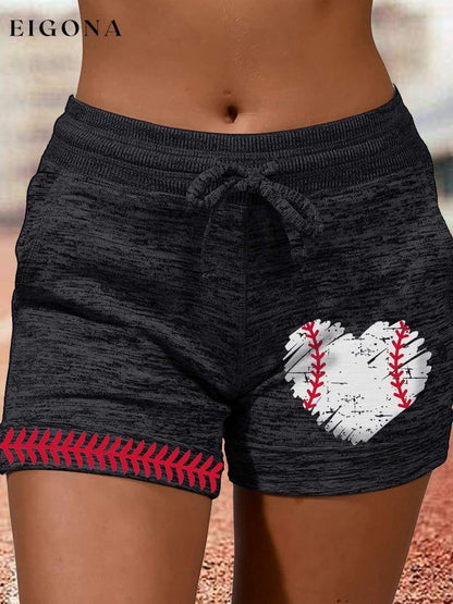 Women's Casual Baseball Printed Sweatpants ball print