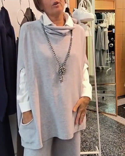 Cake Collar Layered Jumper