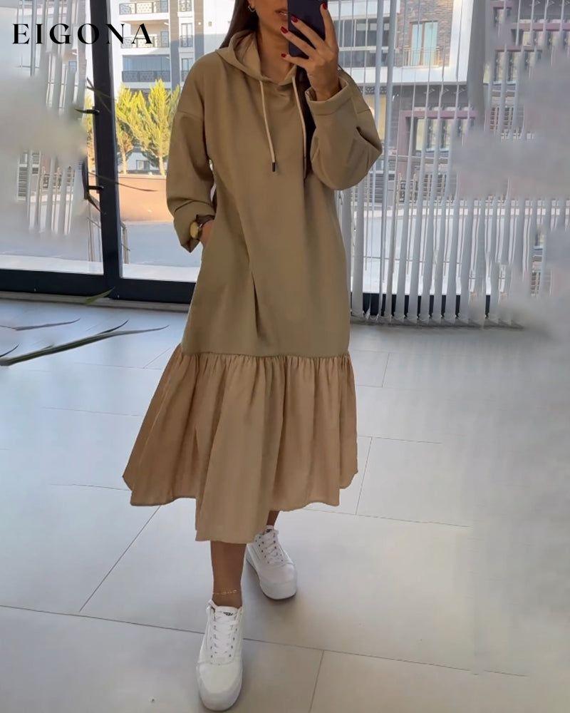 Pocket Long Sleeve Dress 2023 f/w 23BF casual dresses Clothes Dresses