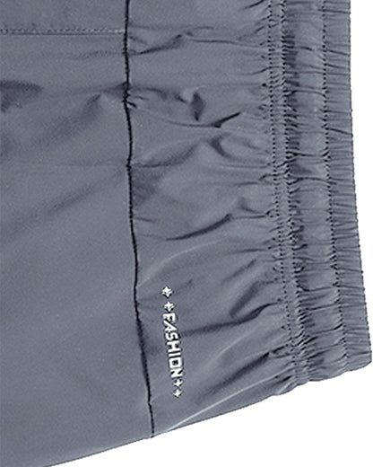 Men Elastic Waist Pocket Quick-Dry Ice Silk Sports Shorts