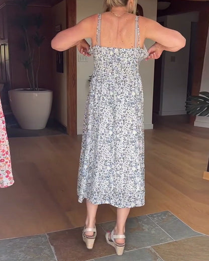 Strapless Floral Shawl Set