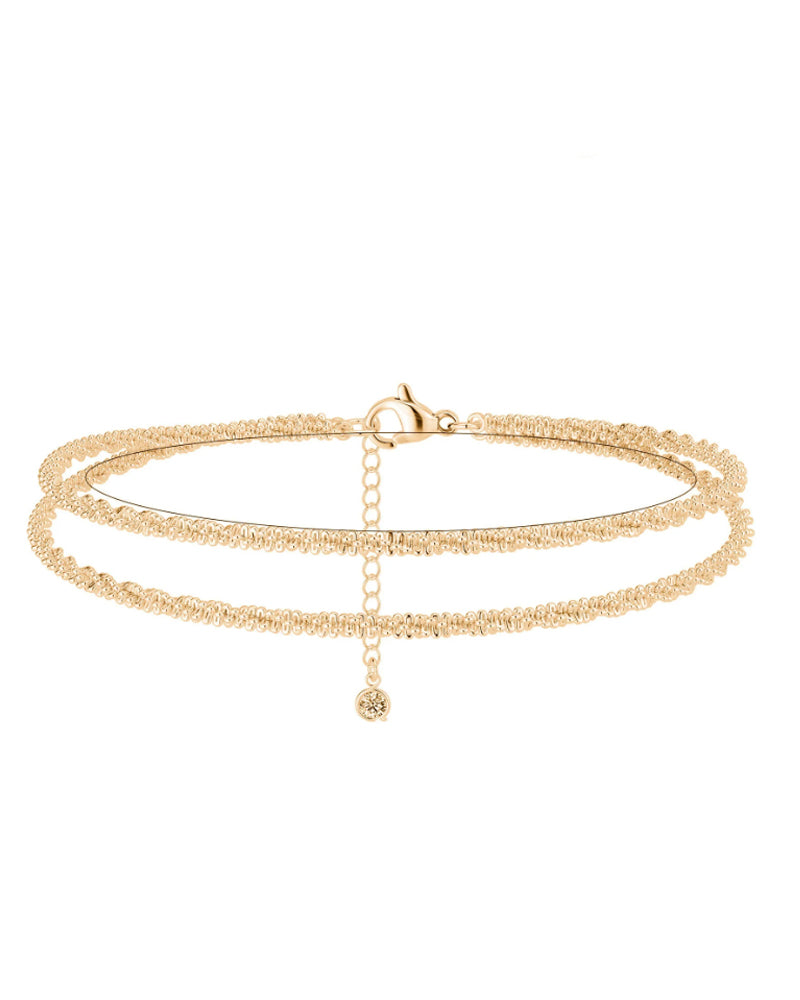 Double Layered Anklets