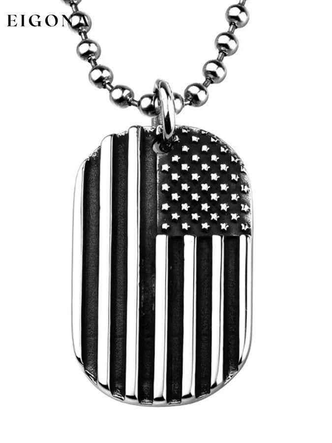 Flag Flip Vintage Watch Necklace clearance sale